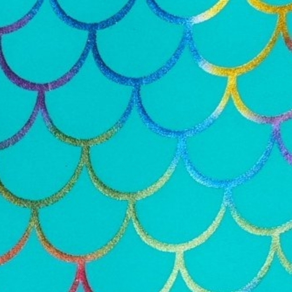 SPORTI Mermaid Fancy Foil Thin Strap One Piece Swimsuit Size 10/12 - Picture 10 of 11